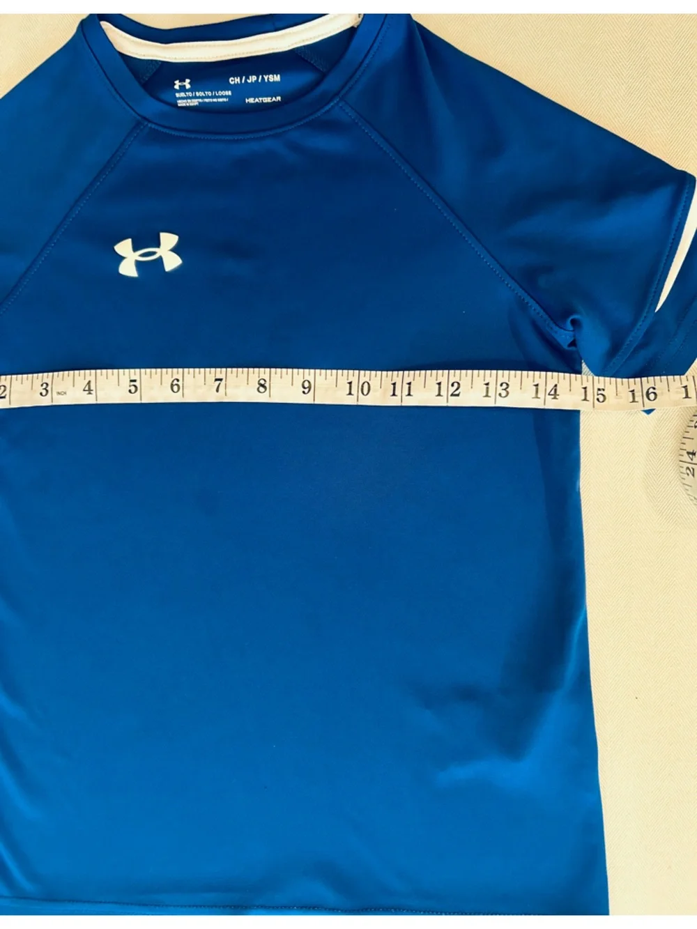 Boys Under Armour Blue and Black Performance Tee Duo Youth Small
